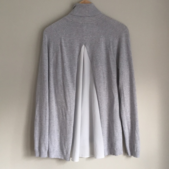 White House Black Market | Split turtleneck Med - Picture 2 of 4